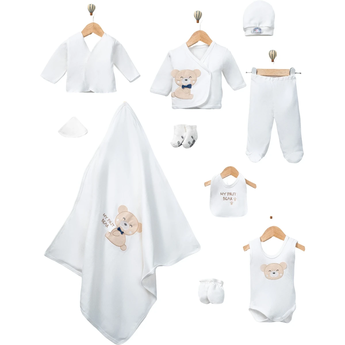 10-Piece Concon Bear Luxury Newborn Set