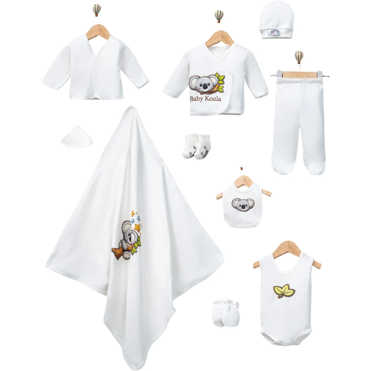 10'lu Concon Koala Lüks Zıbın Set