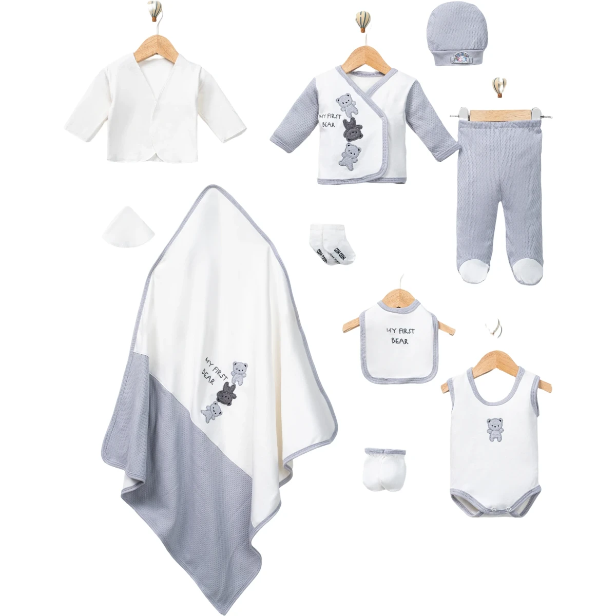 10lu Concon 3-Piece Bears Luxe Set