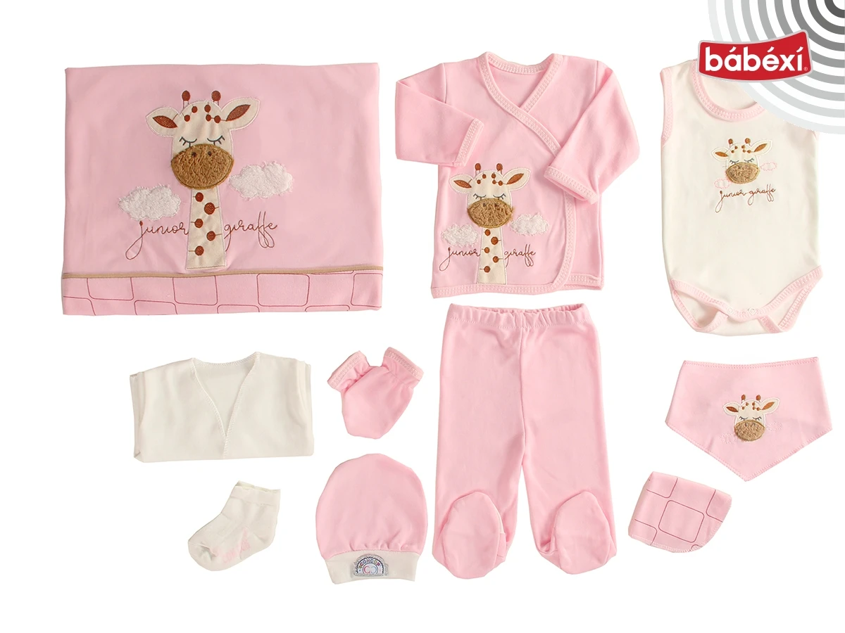 10'lu Lüks Pelüş Zürafa Bebek Set