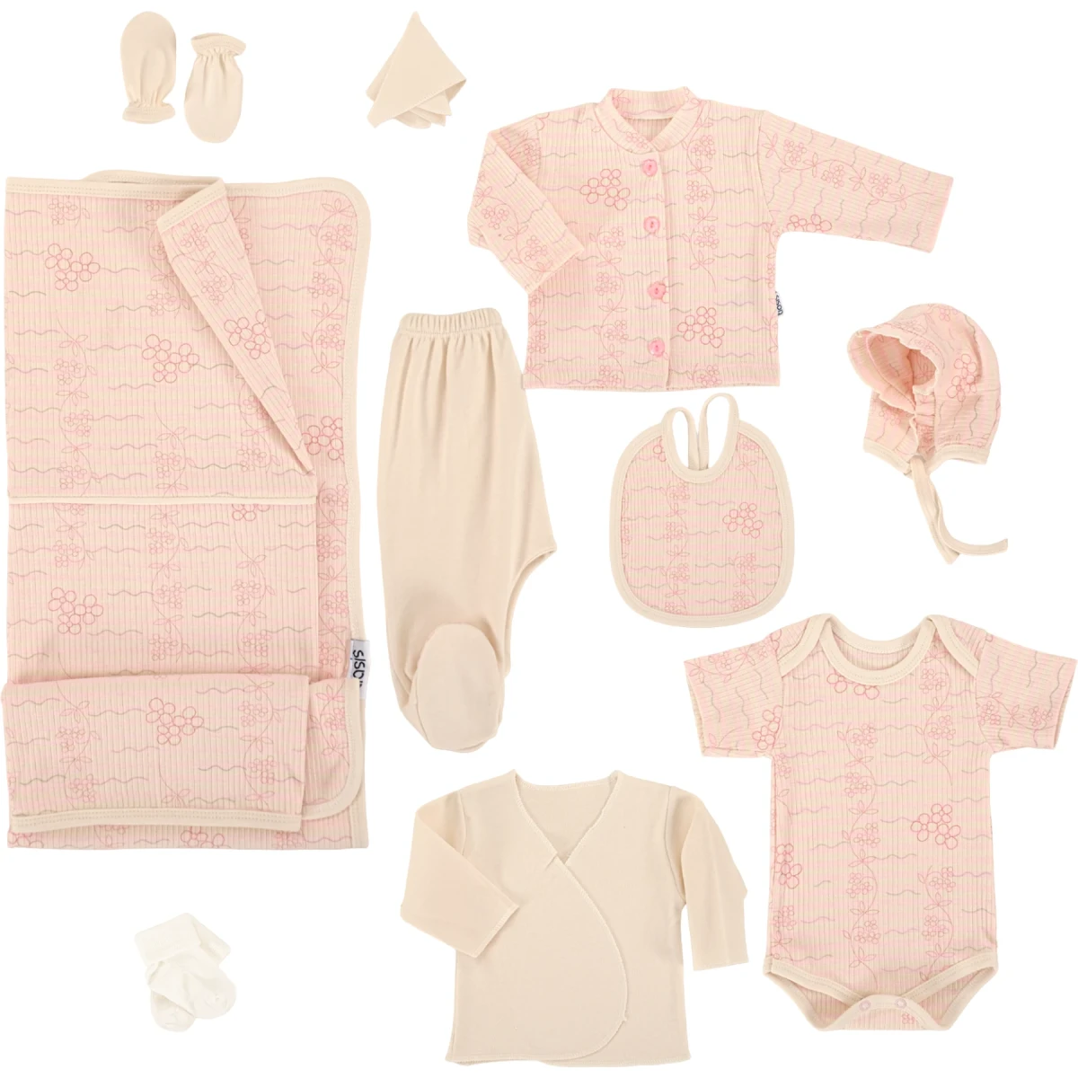 10'lu Set Full Motif-Patterned Girls