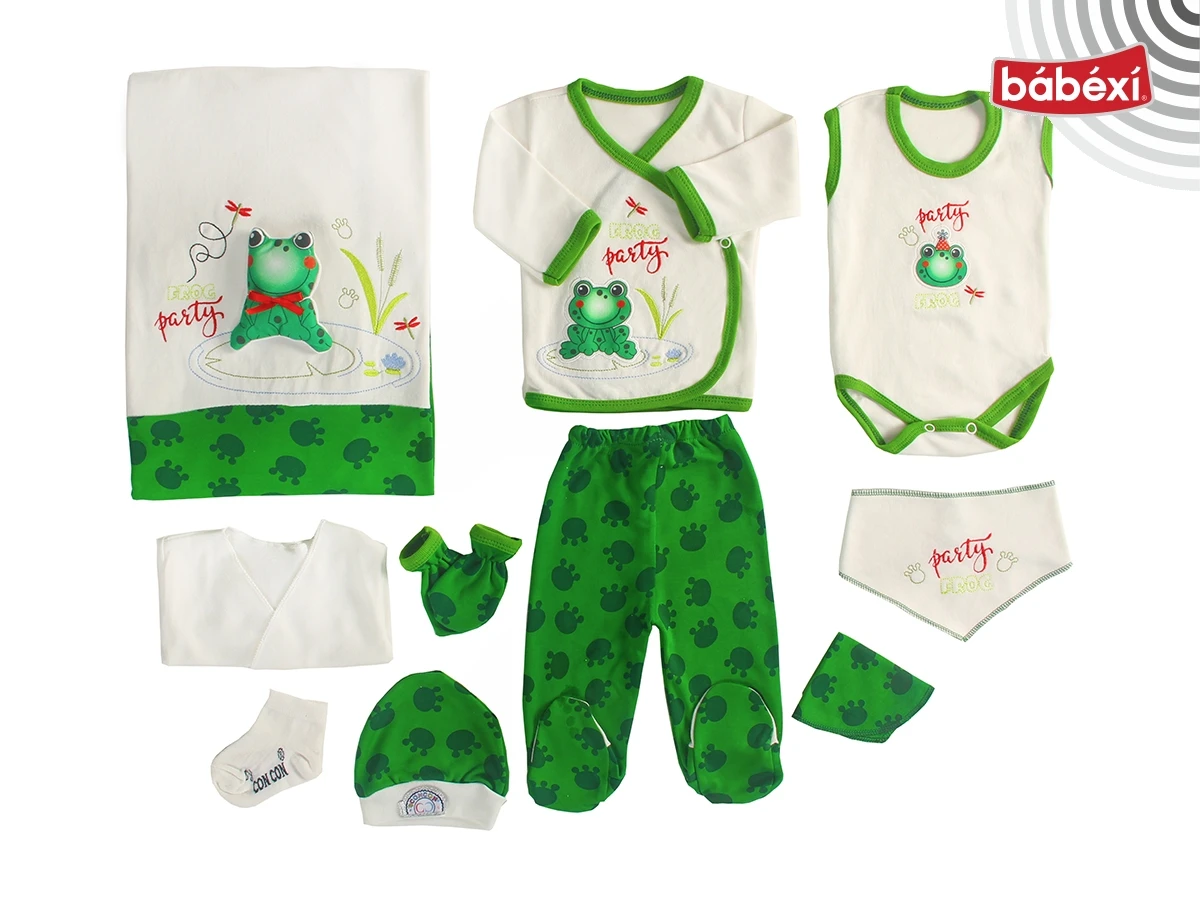 10-Piece Quilted Frog Luxury Set