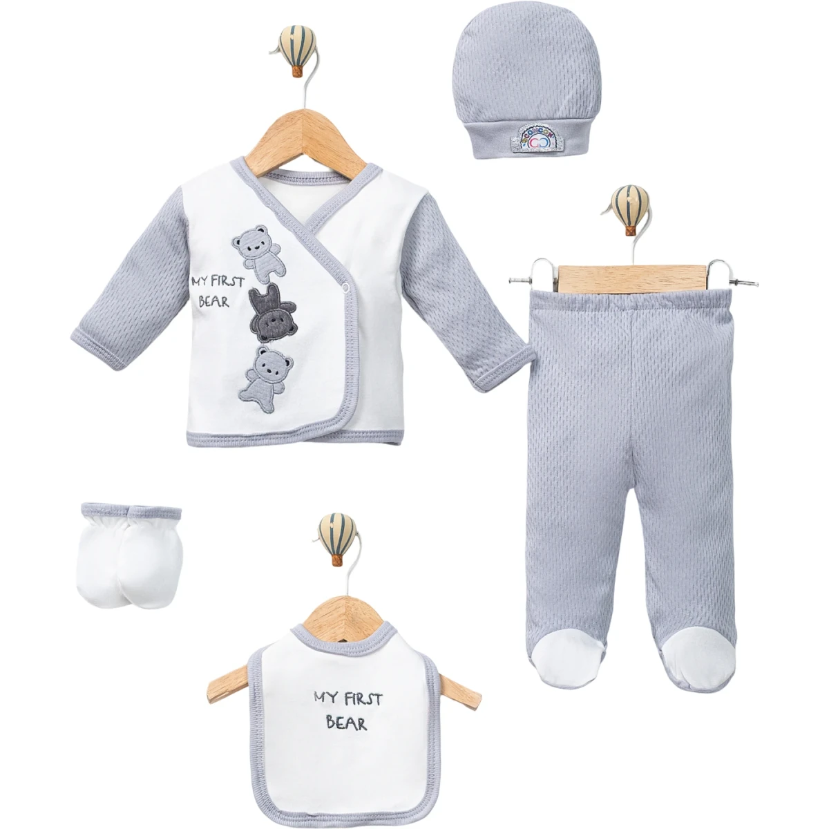 5-Piece Luxury Triple Bear Newborn Set