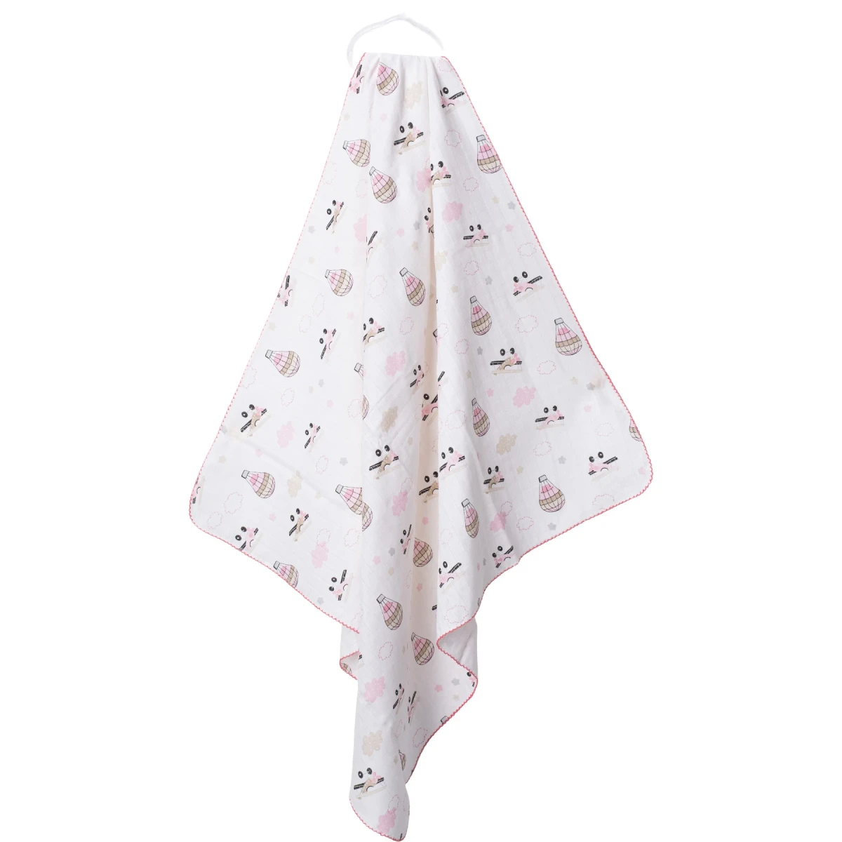 Plane And Balloon Muslin Blanket 1M-2Y