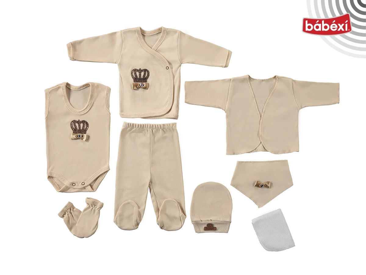 8'li Organik Lüks Taşlı Set