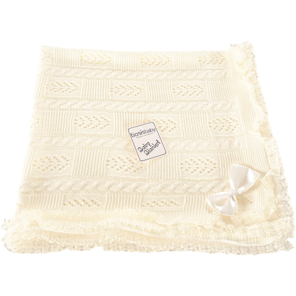 Acrylic Knitted Blanket Wheat Pattern 3Y