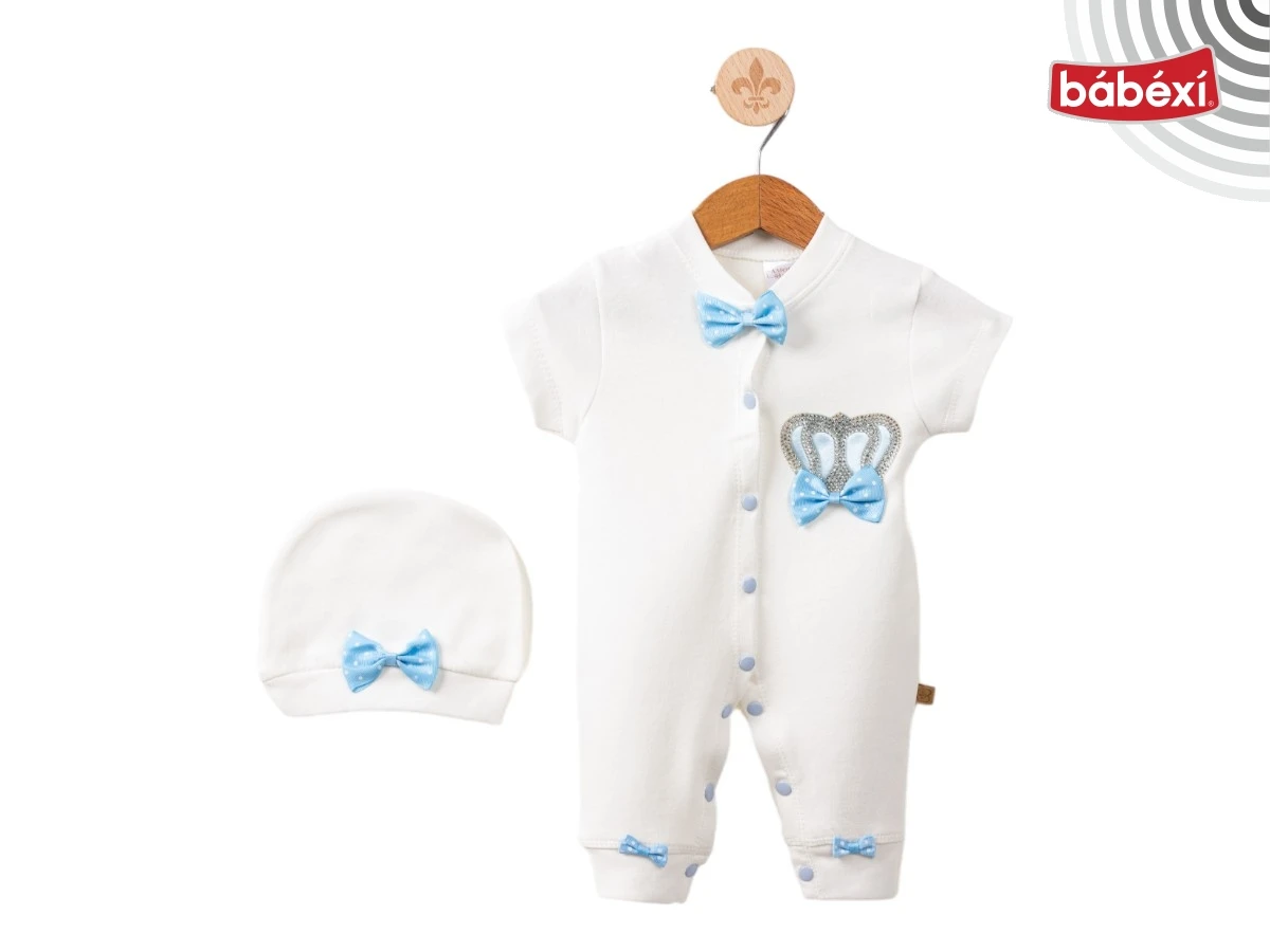 Amore Baby Kısa Tulum Erkek Kral Lacivert