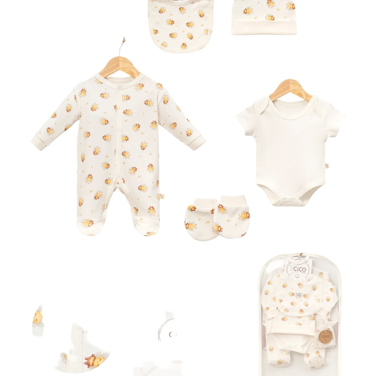 Bee Print 5-Piece Gift Set