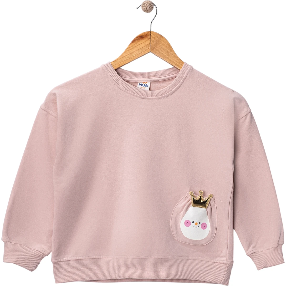 Armut Baskılı Taç Şişirmeli Sweat