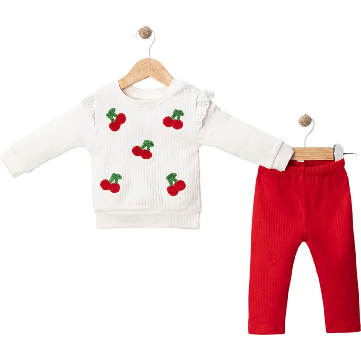 Strappy Cherry Print Set - Girl