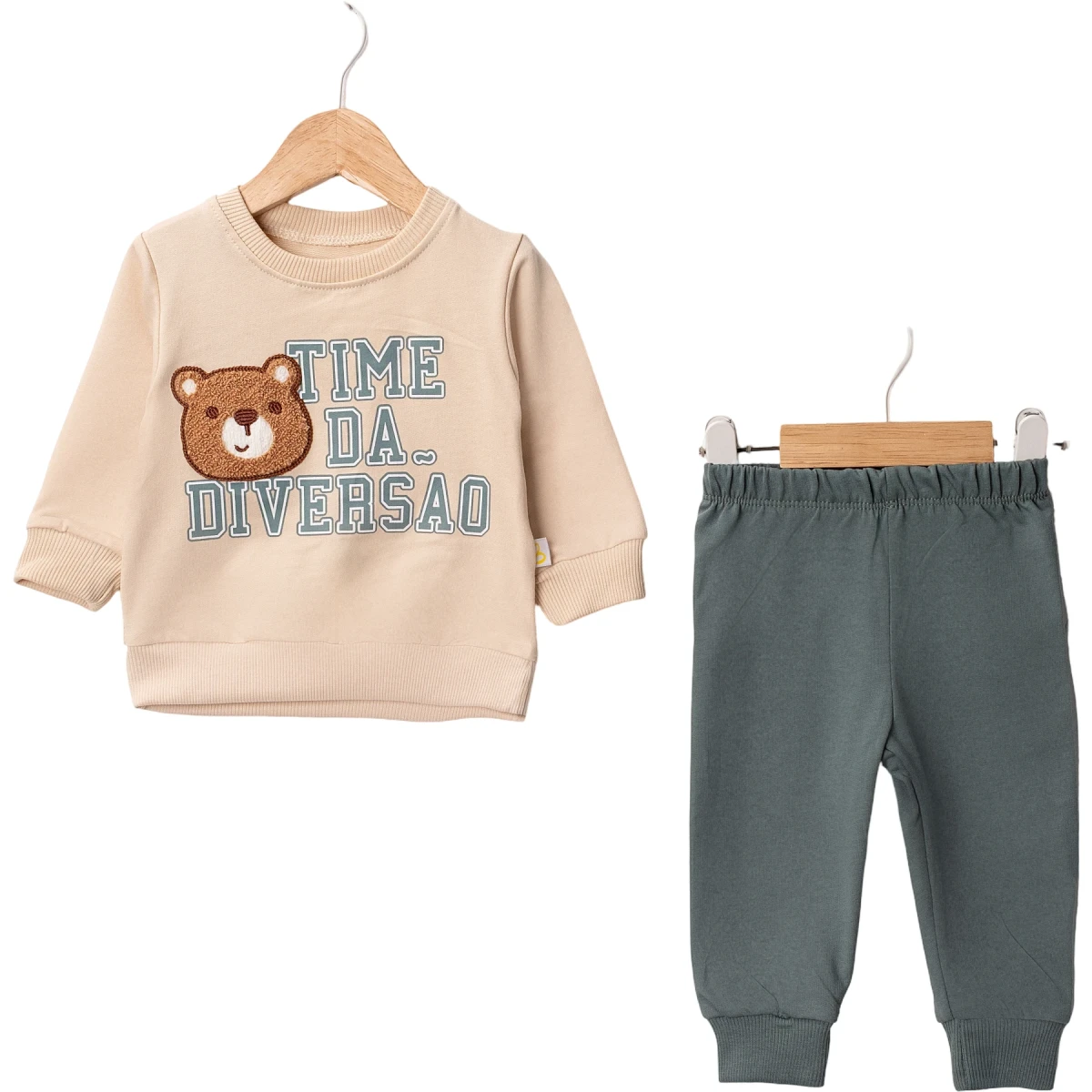 Teddy Bear Smocked Two-Piece Set