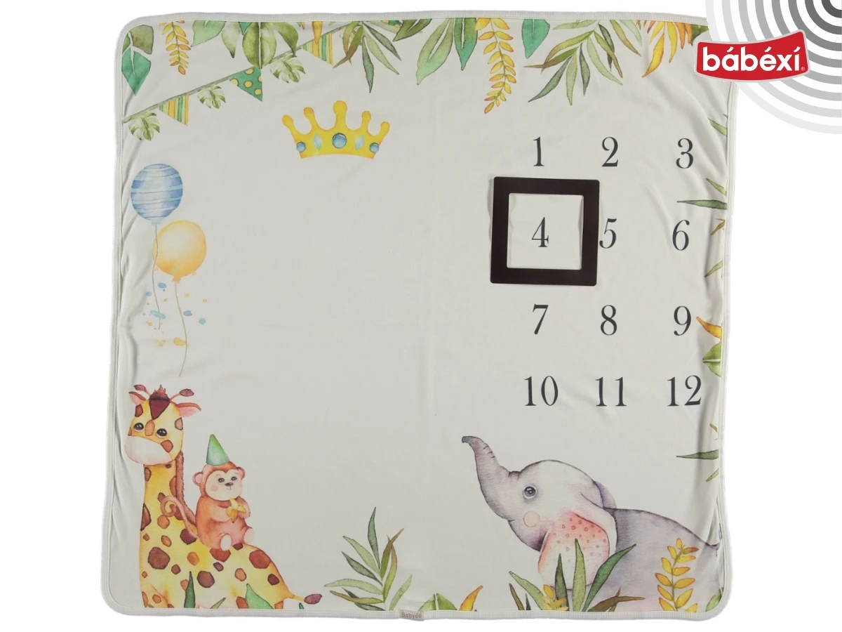 Плед-метрика Babydo «Королевский слон»