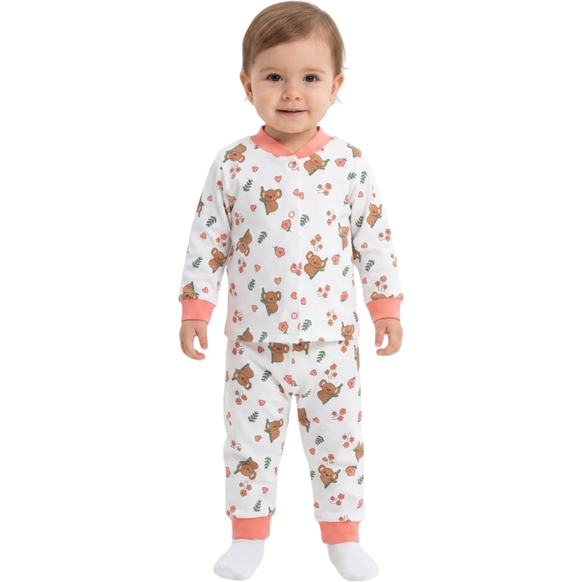 Bambulu Koala Çıtçıtlı Pijama