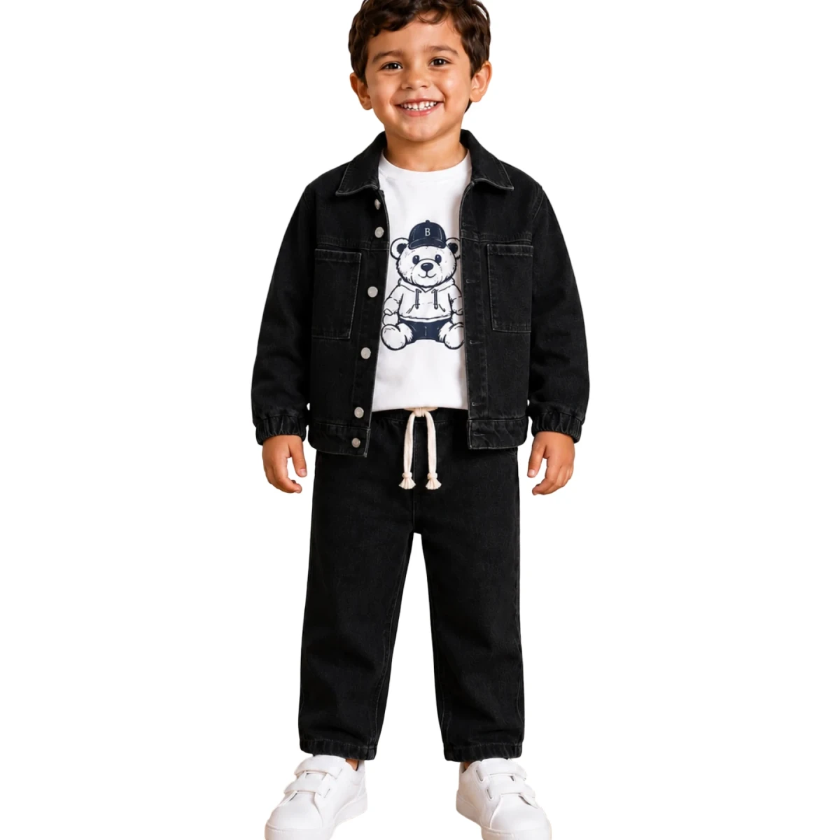 Bebe Cotton Zara 3 Lü Takım Siyah