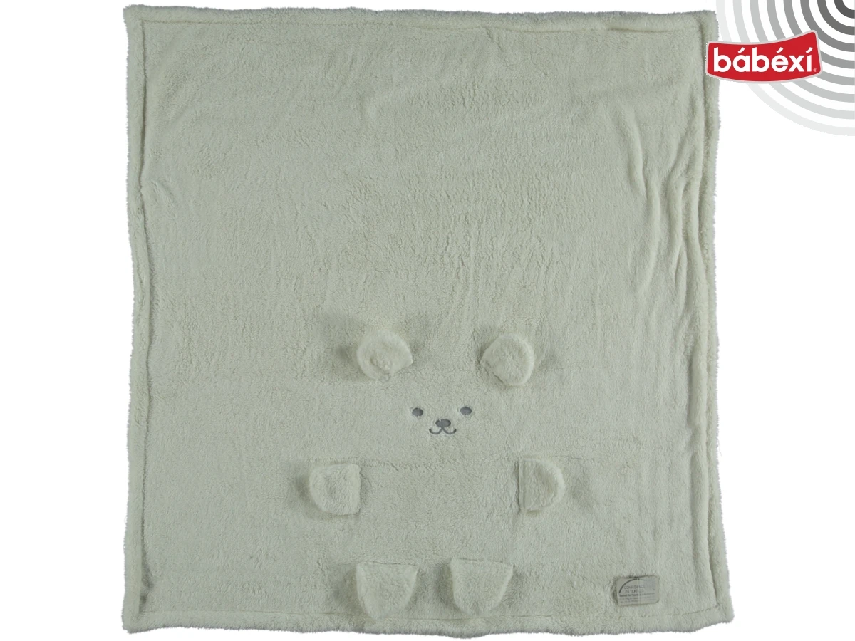 Bebekevi Velour Teddy Bear Blanket