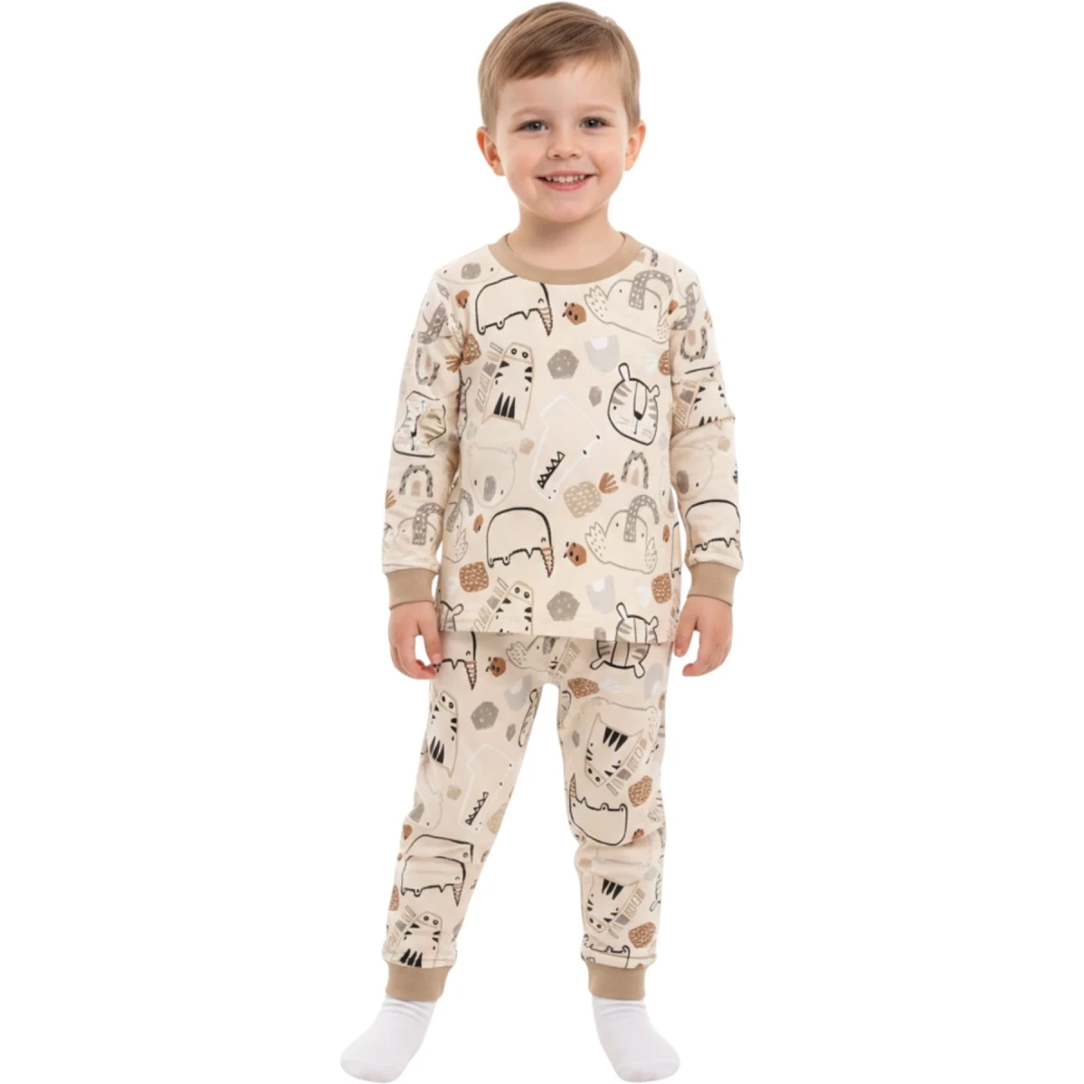 Bej Kaplan Pijama