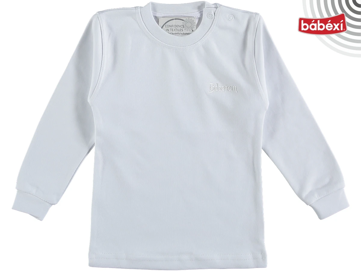Beyaz İnterlok Badi Unisex