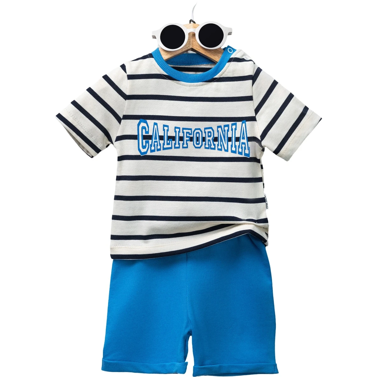 California Printed Boys Summer Set