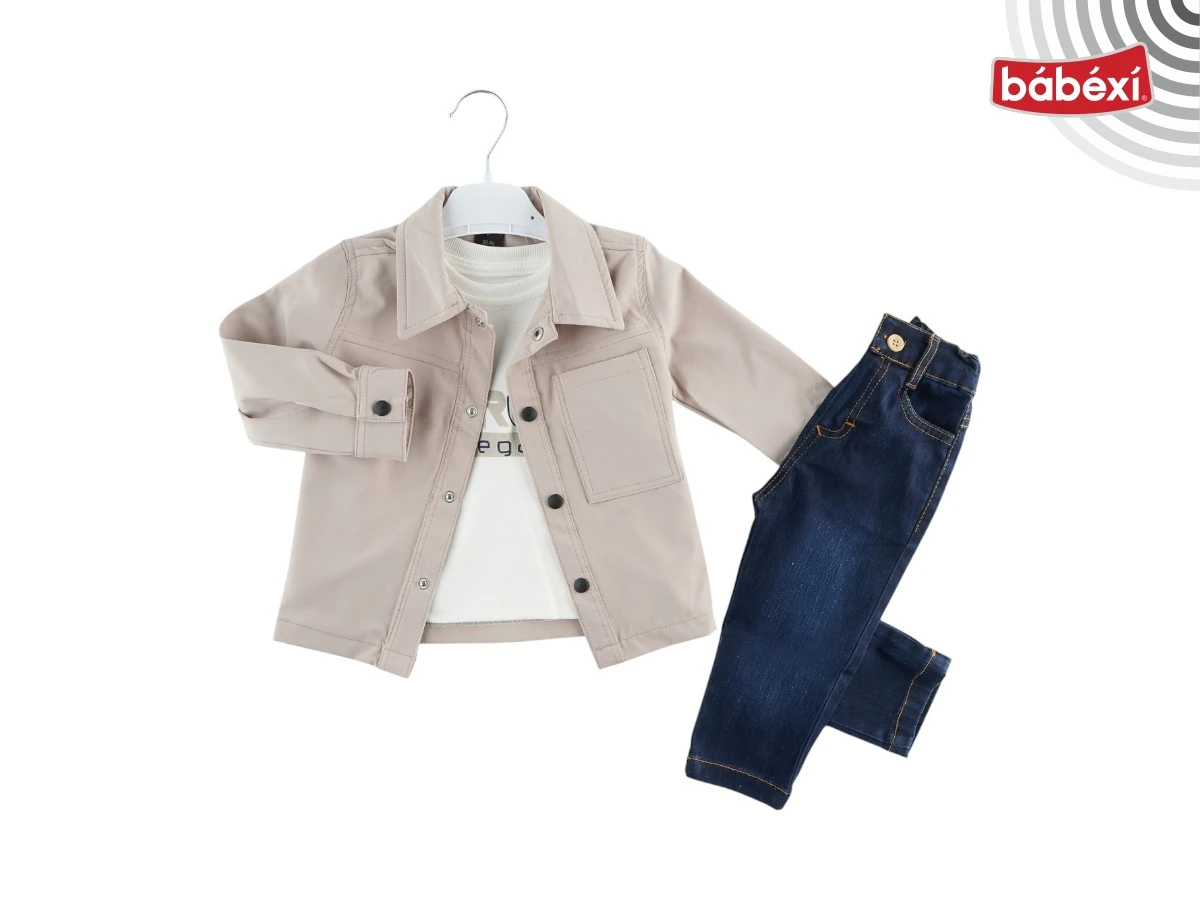 3-Piece Set with Cardigan