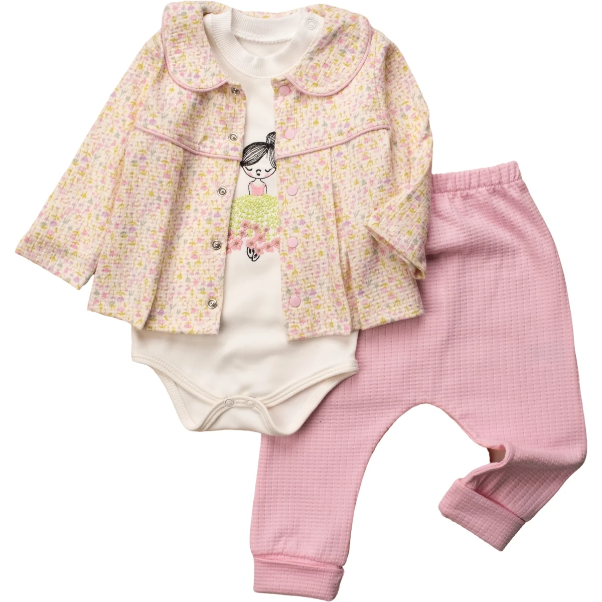 Cute Print Three-Piece Set