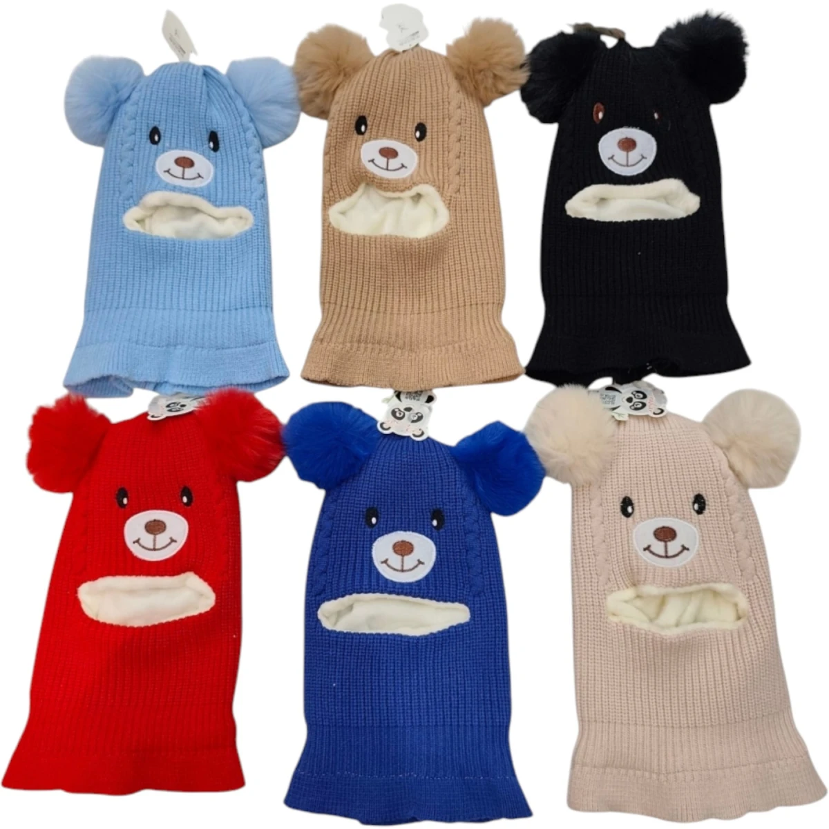 Çocuk Panda Figürlü İçi Soft Karmaskesi