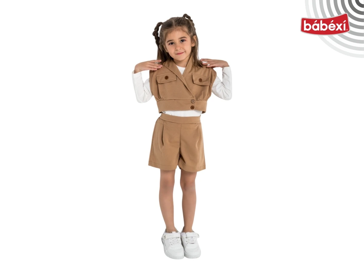 Crop Ceketli Badili 3lü Takım