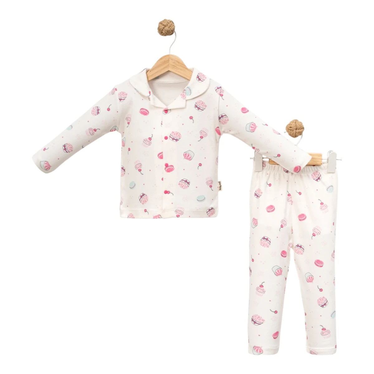 Cupcake Askıda Lüks Pijama Tkm 6 Ay - 12 Ay
