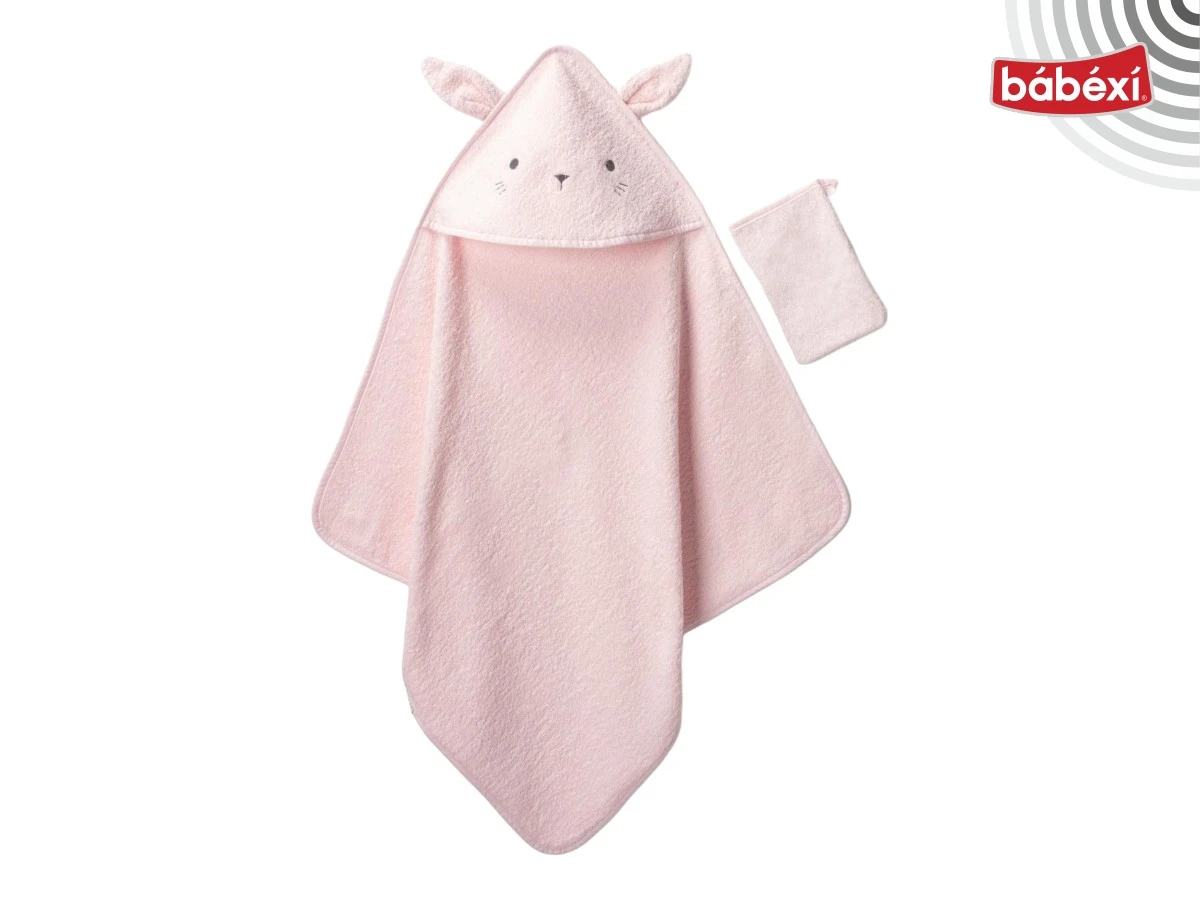 Woven Hooded 2-Piece Towel – Pretty Rabbit