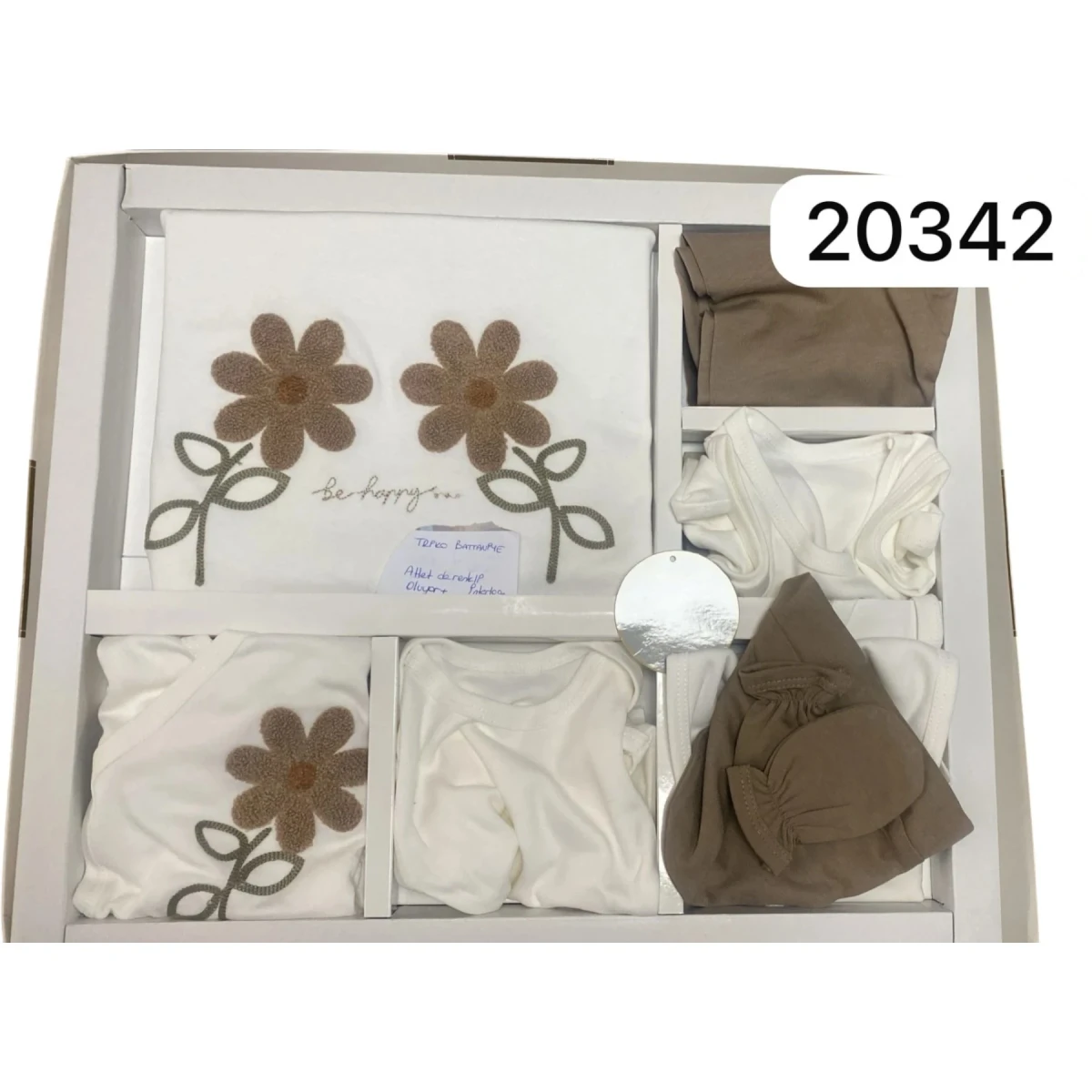 Donino Flower Ruffled 10-Piece Bodysuit Set