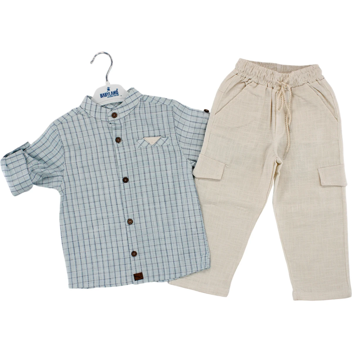 Plaid Patterned Two-Piece Set