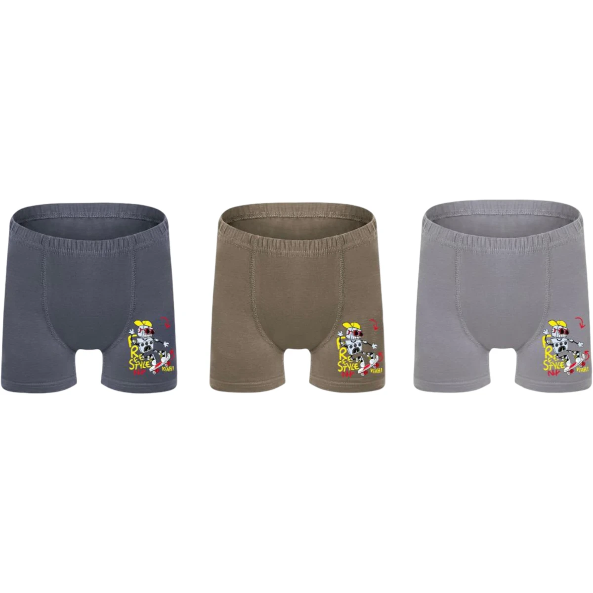 Erkek Çocuk Baskılı Boxer 8 Yaş - 9 Yaş