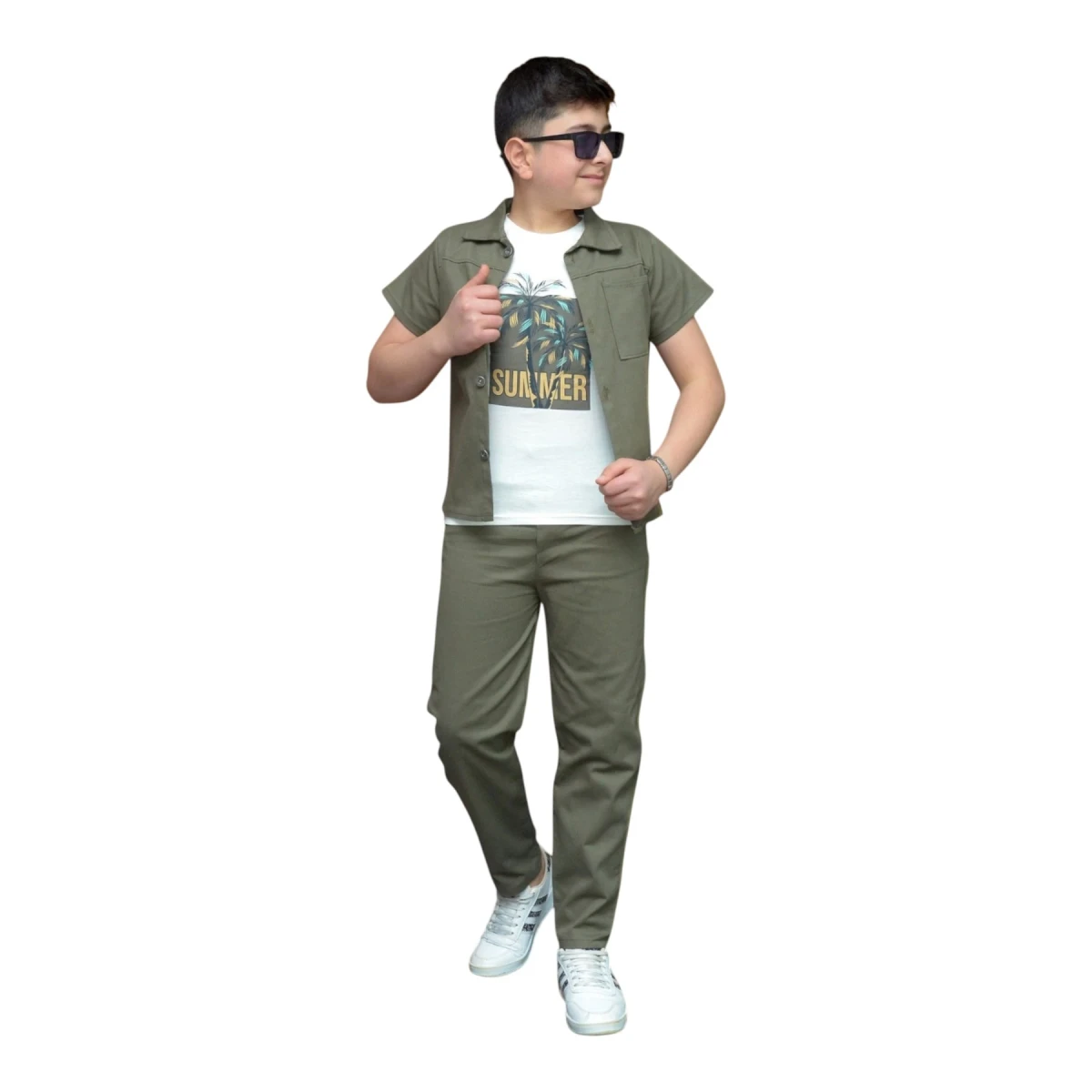 Erkek Gabardin 3 Lü Takım