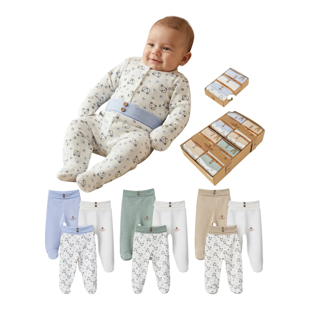 Erkek Tek Alt 3’lu Set