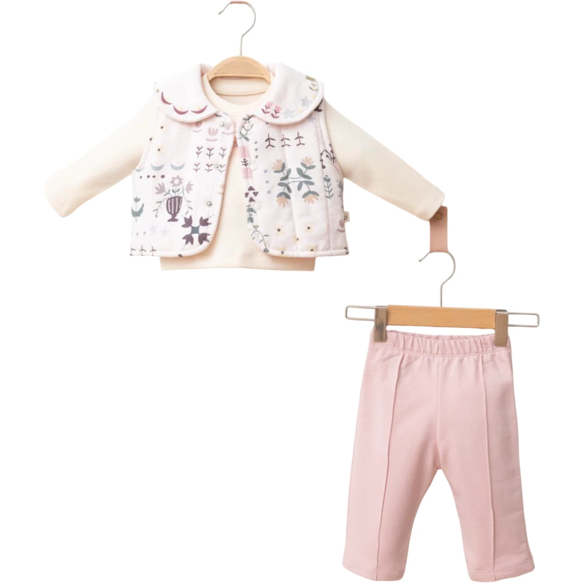 Ethnic Embroidered Vest Set