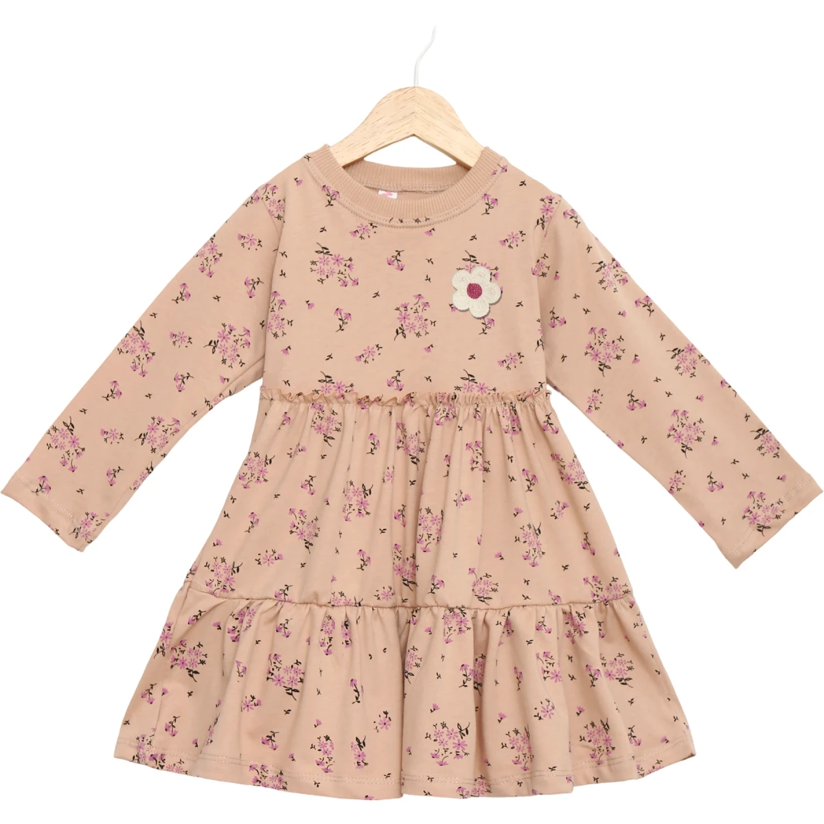 Ruffled Floral Dress