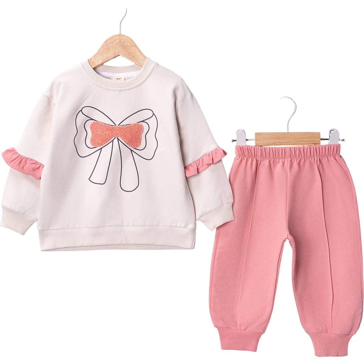 Bow Süzüne Embroidered Two-Piece Set