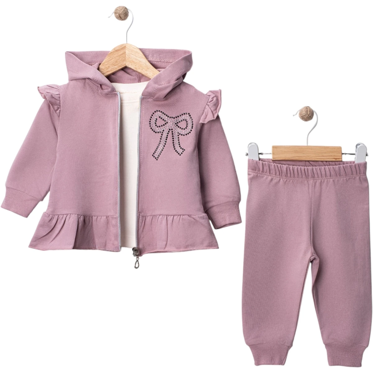 Bow Rhinestone 3-Piece Set