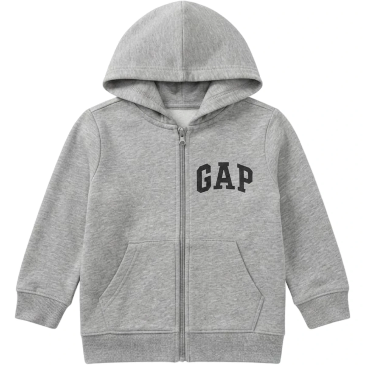 Gap Baskılı Kapşonlu Fermuarlı