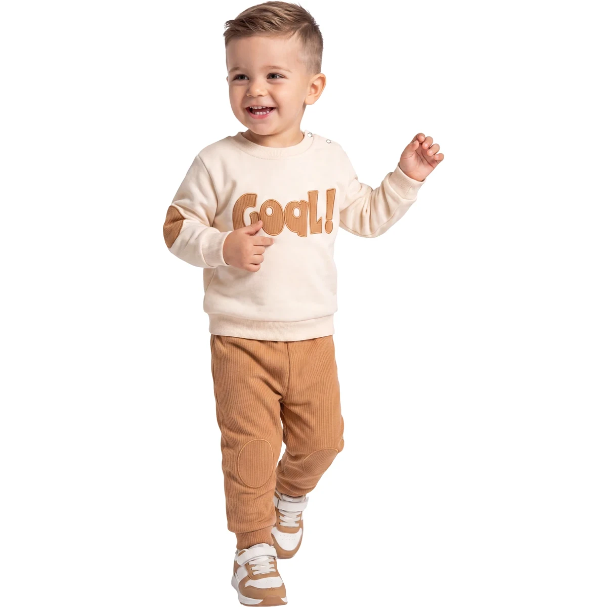 Embroidered Goal 2-Ply Boys' Set
