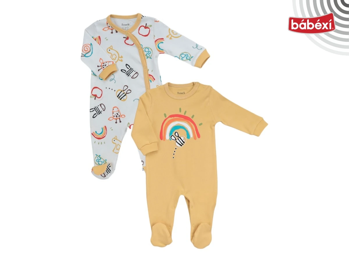 Gökkuşağı 2 Beden 2'in 1 Paket Patikli Tulum