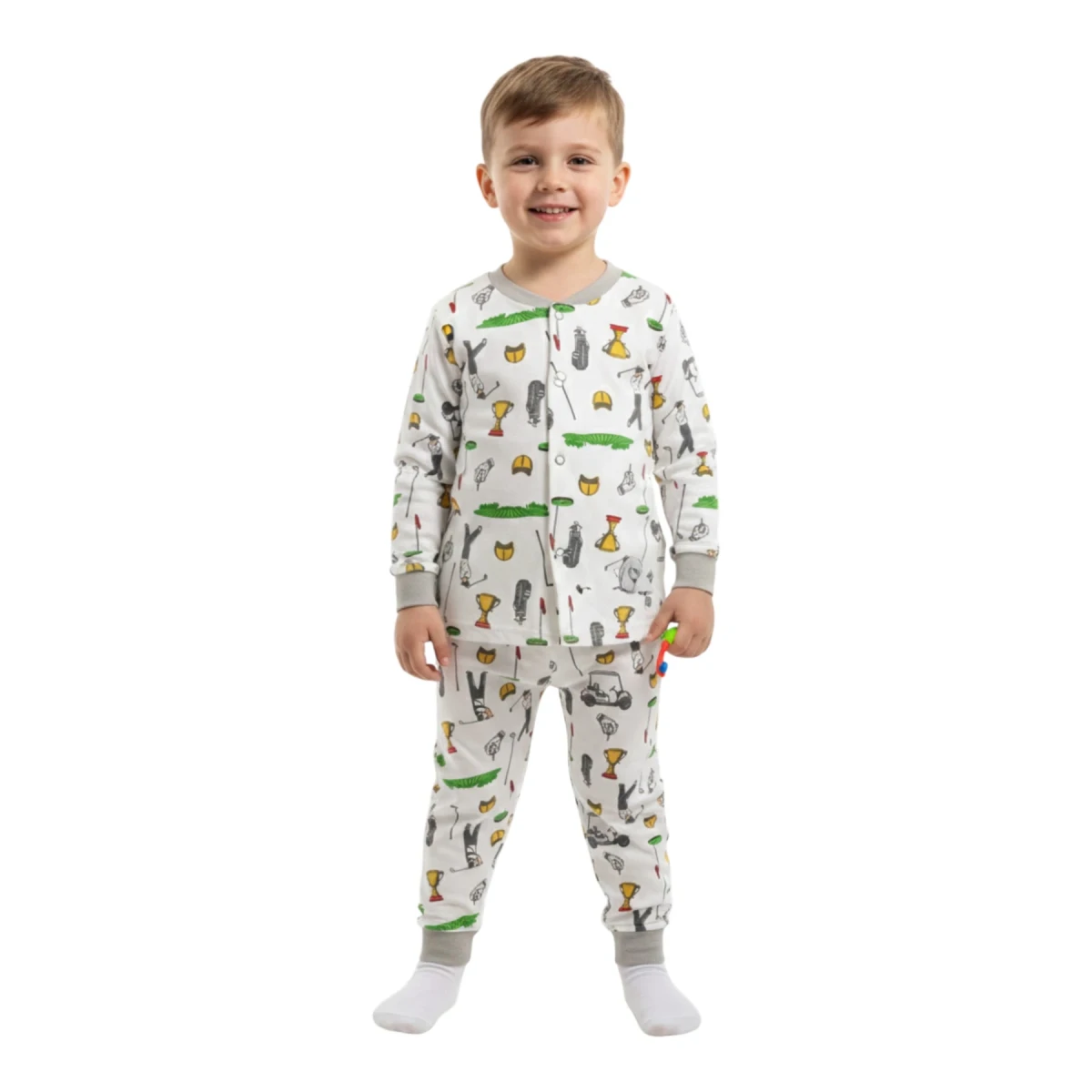 Golf Çıtçıtlı Pijama