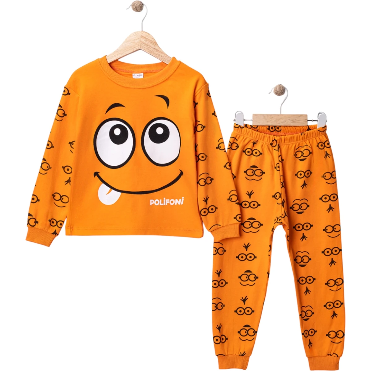 Gülenyüz Baskılı Pijama Takım