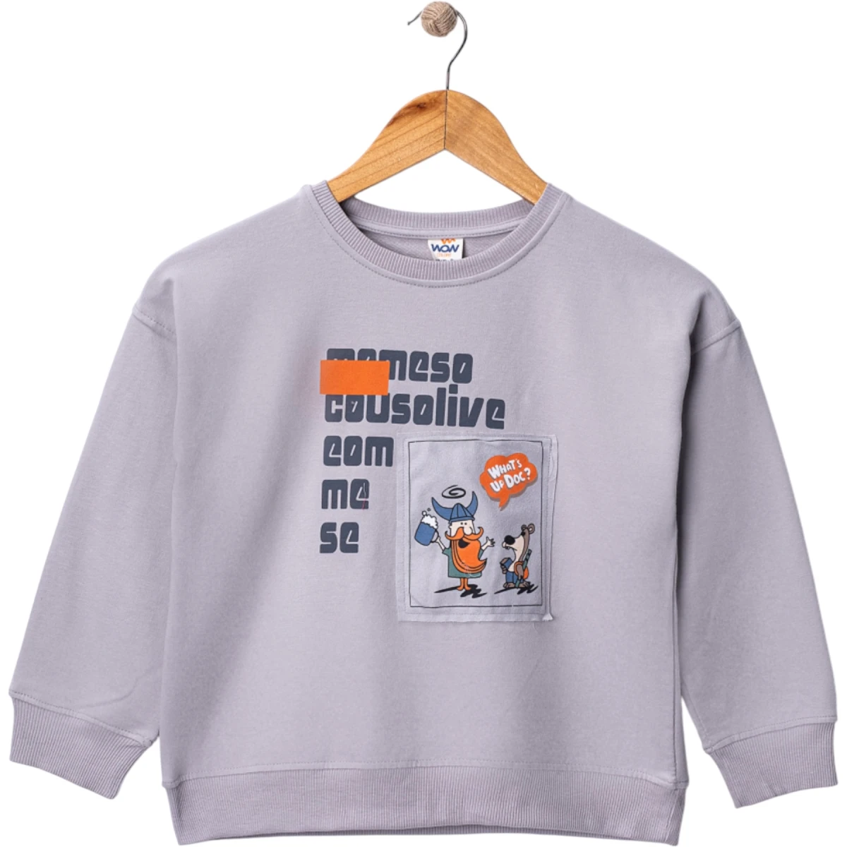 İki İp Cousolive Baskılı Sweat