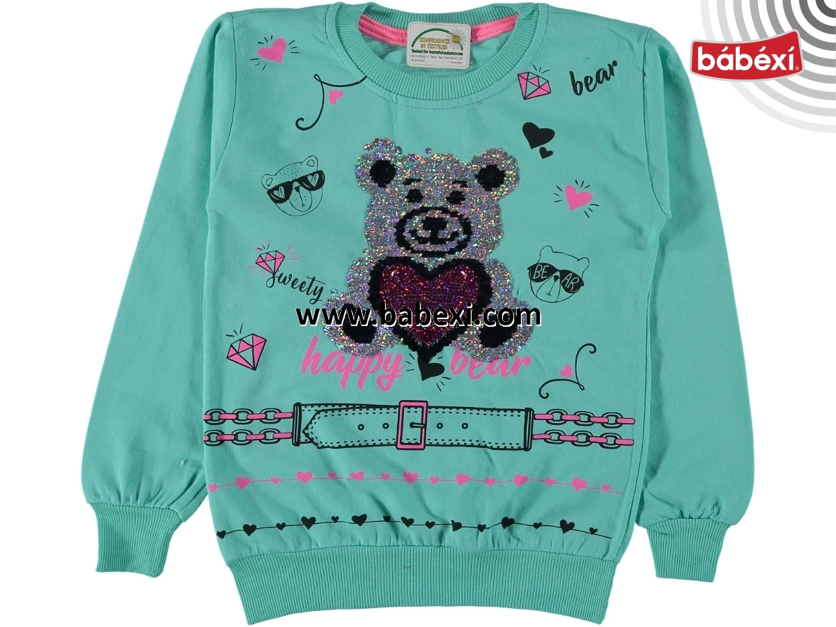 İki İp Pullu Sweat