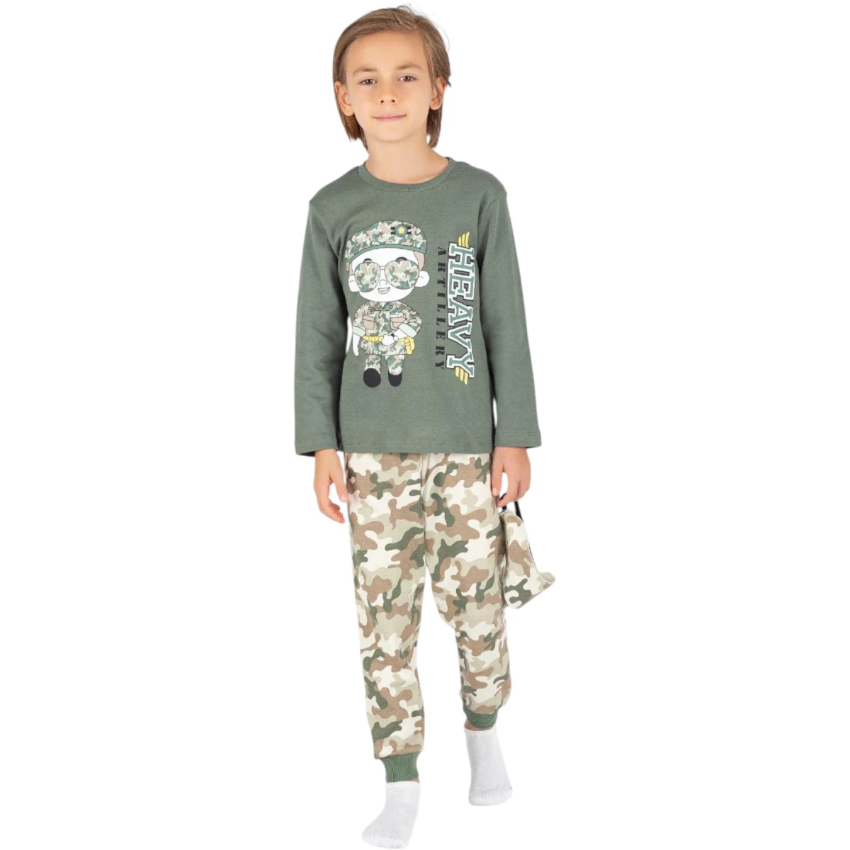 Kamuflaj Pijama Takımı