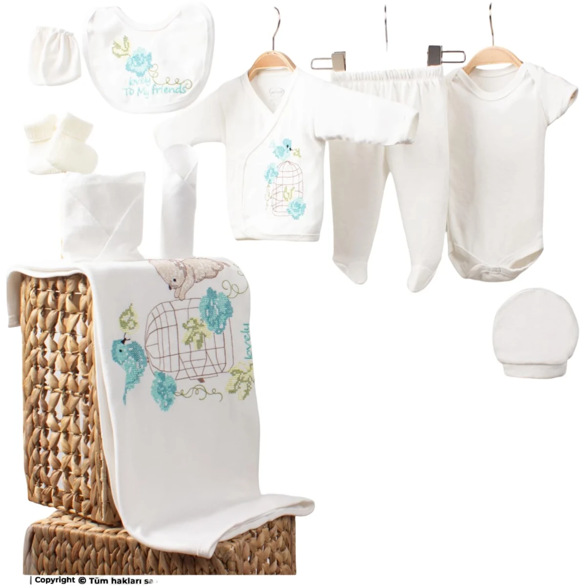 Cross-Stitch 10-Piece Bodysuit Set