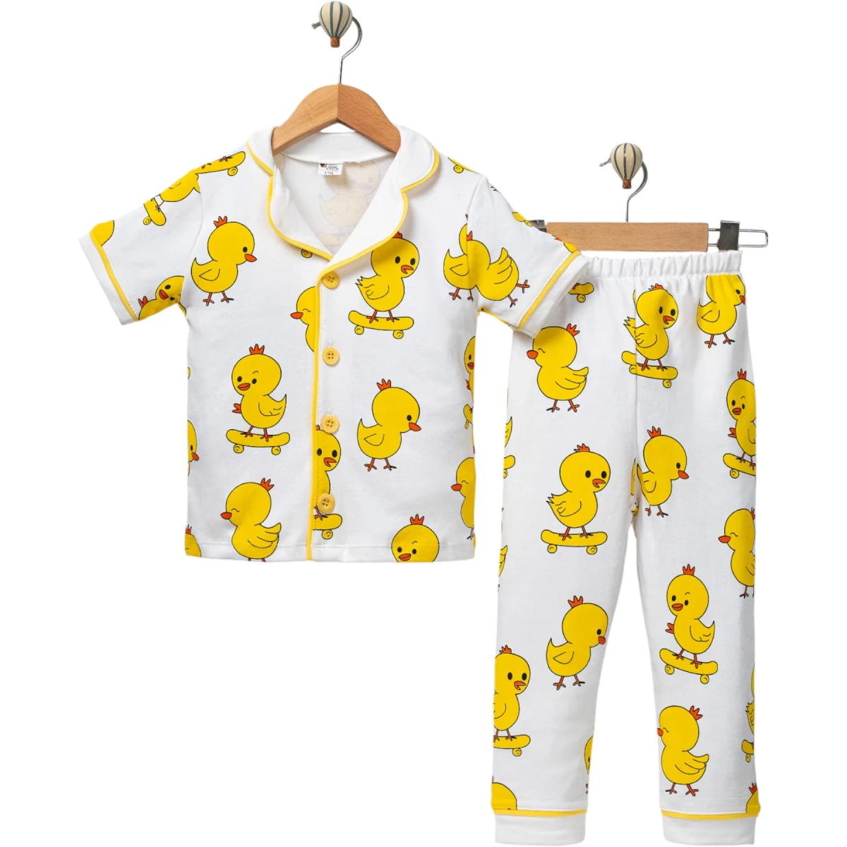 Kaykaylı Civciv Kısa Kollu Pijama комплект