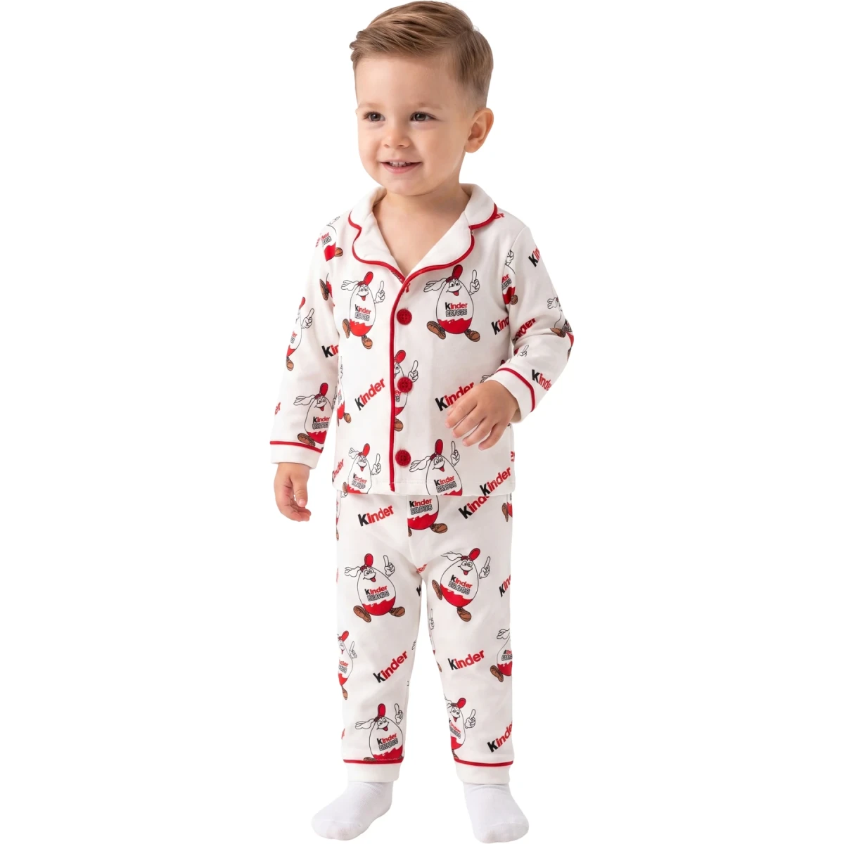 Kinder Surprise Long Sleeve Pajama Set