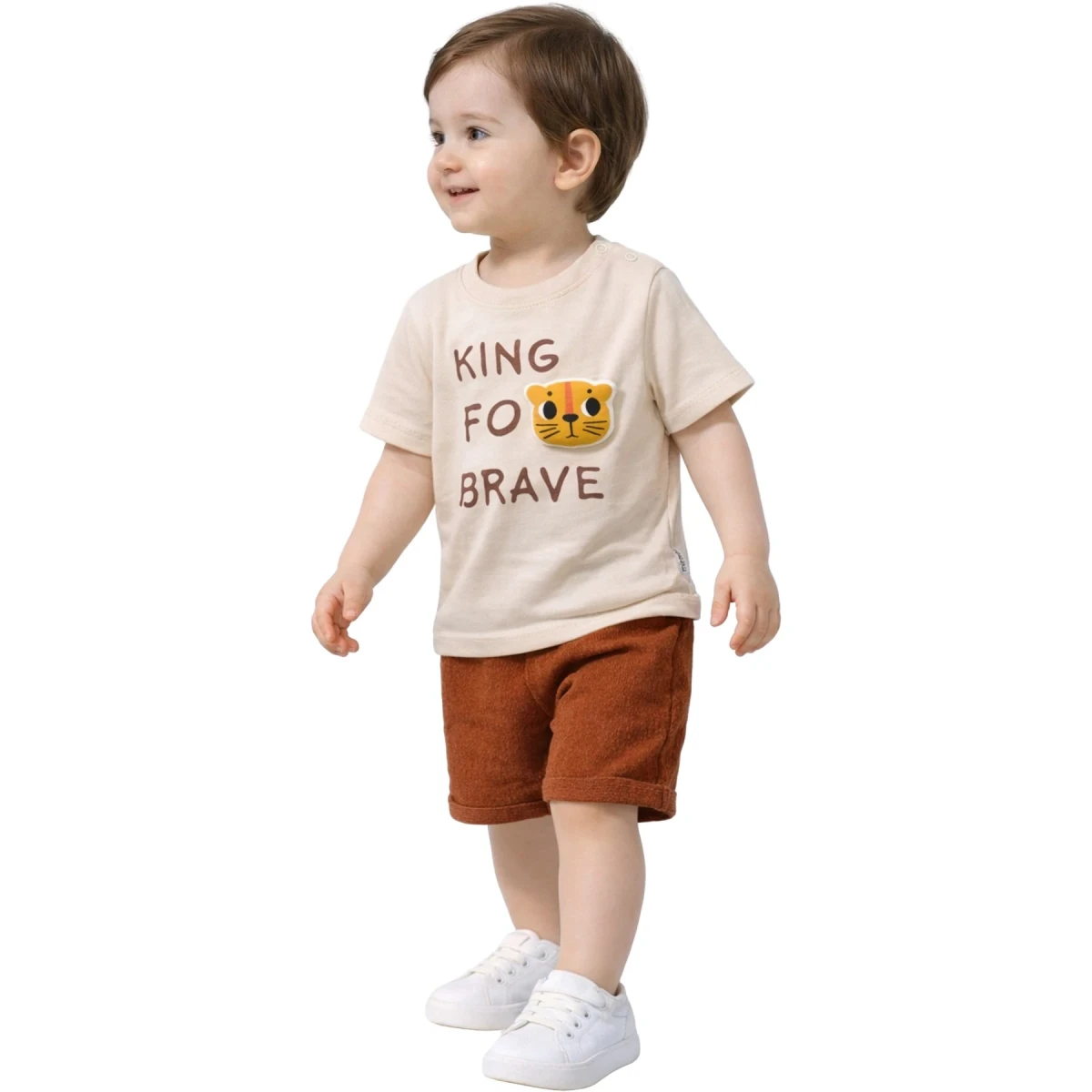 King Printed Boys Summer Set