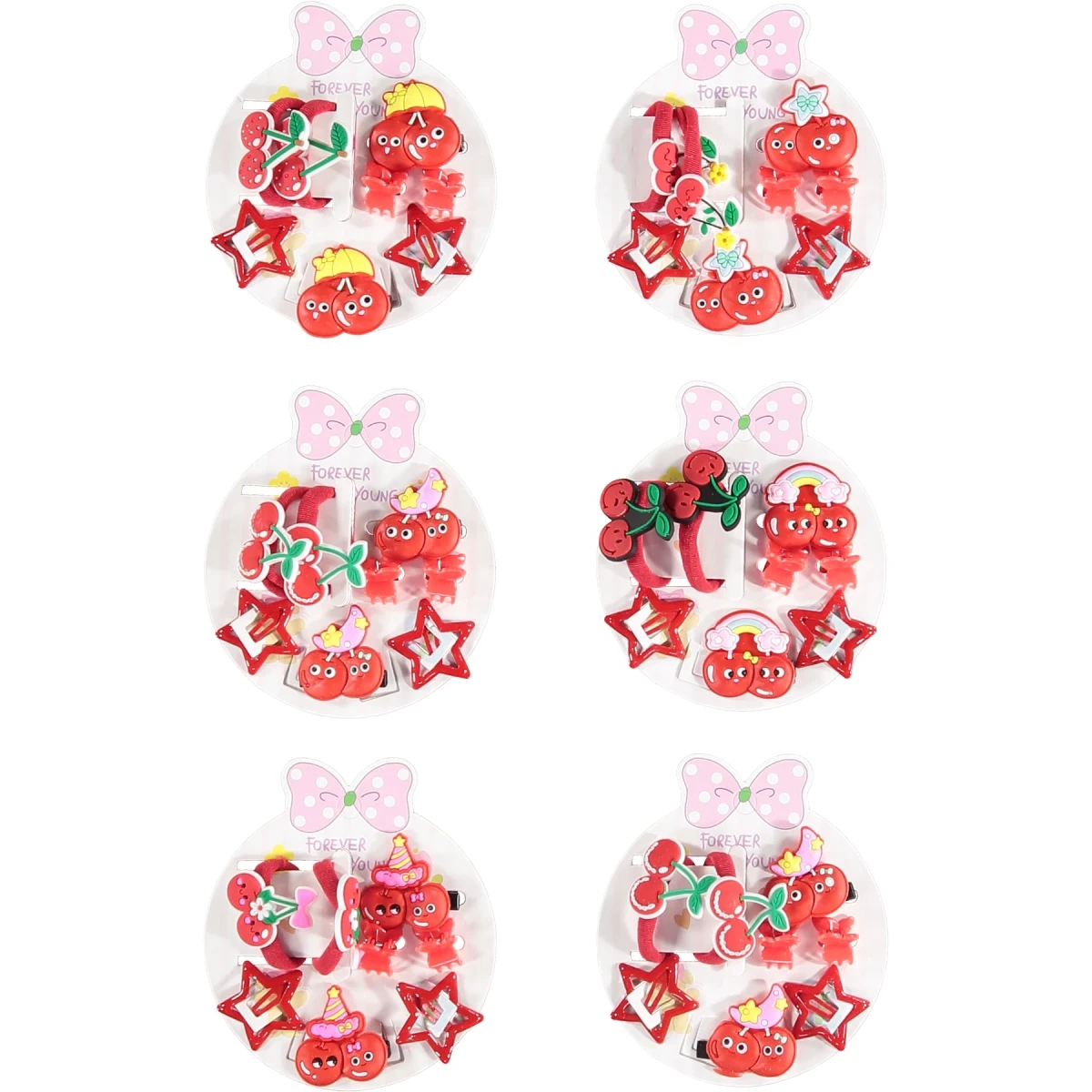 Cherry Hair Clip Set 1M-16Y